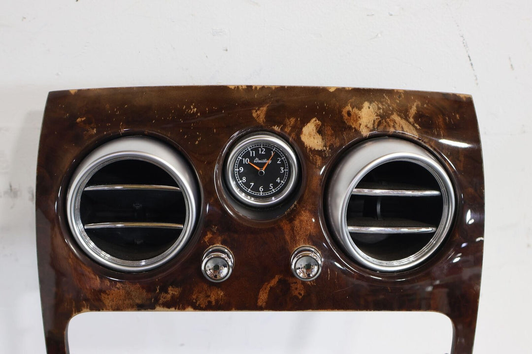 03-10 Bentley Continental GTC Interior Radio Trim Bezel (Woodgrain) See Notes