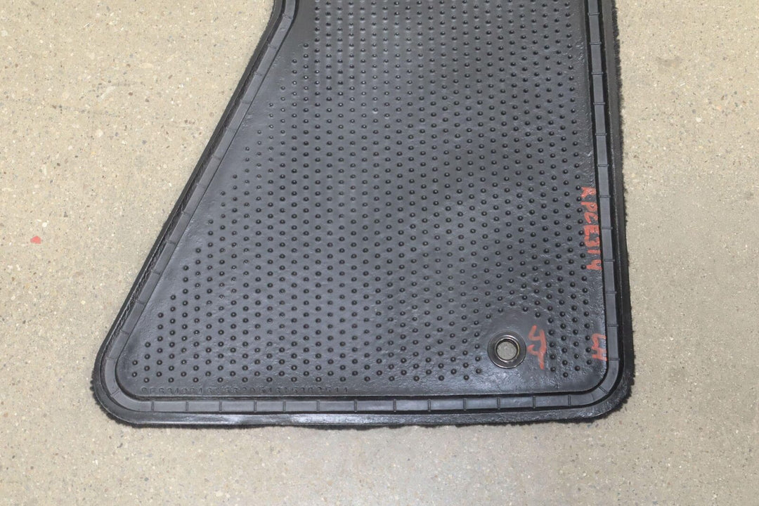 90-96 Chevy C4 Corvette Pair LH & RH Cloth OEM Floor Mats (Black 193) Mild Wear