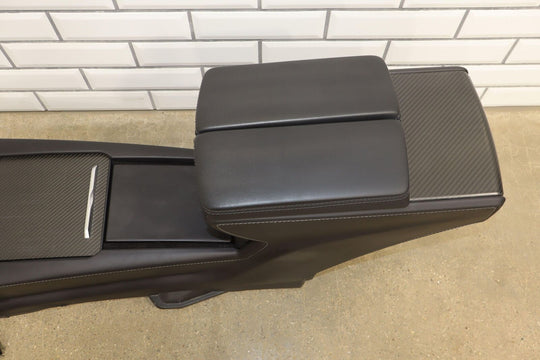 2012-2020 Tesla Model S Center Floor Console w/storage (Carbon Trim)