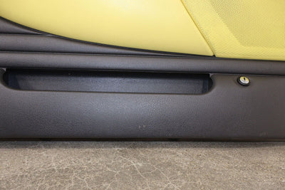 02-05 Ford Thunderbird Left LH Interior Door Trim Panel (Yellow/Black) Leather