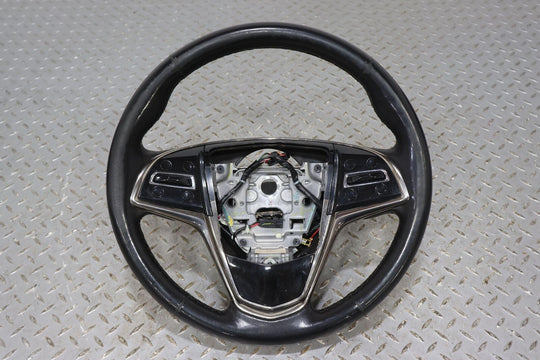 14-15 Cadillac ELR OEM Steering Wheel (Black) W/Adaptive Cruise (Worn)