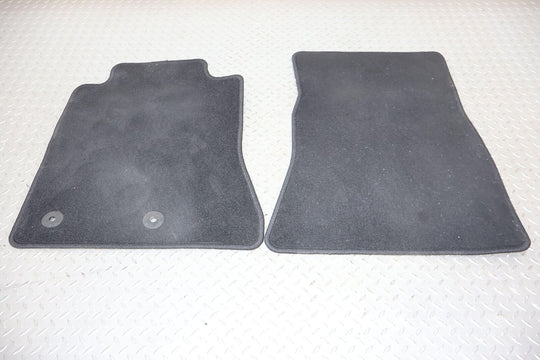 15-20 Ford Mustang GT Coupe Front Pair LH&RH Cloth Floor Mats (Ebony 21)