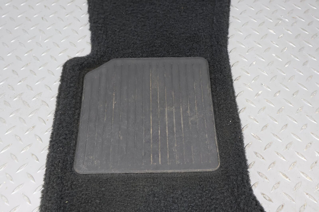 92-93 Chevy Corvette C4 Pair LH & RH Carpeted Cloth Floor Mats (Black 19i)