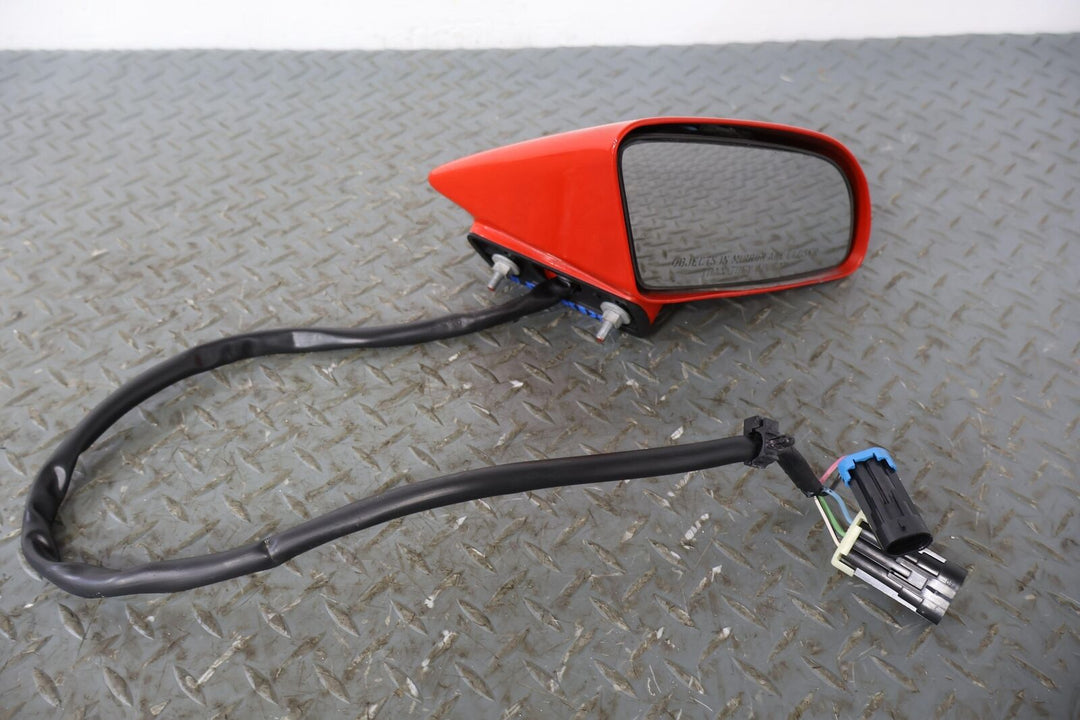 88-96 Chevy C4 Corvette Right RH Power/Heated Door Mirror (Torch Red 70u) Tested