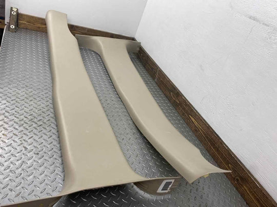 03-06 Cadillac Escalade Pair LH & RH B-Pillar Trim Panels (Shale 15i) See Notes