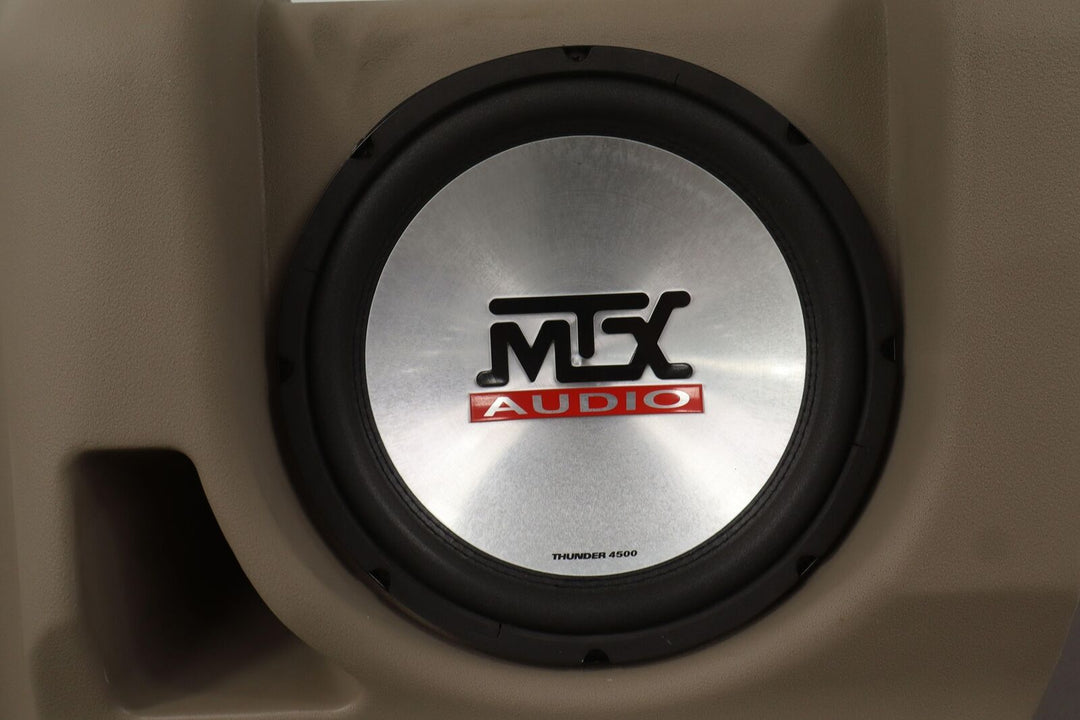 2001 GMC Sierra C3 Aftermarket 10" MTX Audio Thunder 4500 Subwoofers in Box