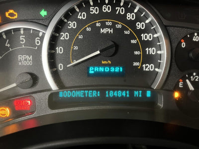 2005 Hummer H2 OEM 120MPH Speedometer Cluster (Lit Up) 104k Miles (Cracked)