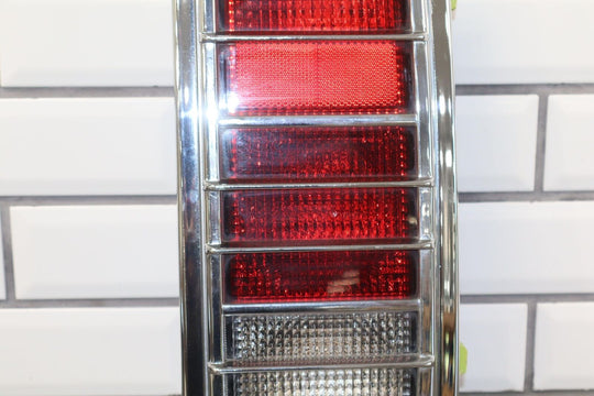 05-09 Hummer H2 SUV OEM LH&RH Tail Lights W/ Aftermarket Chrome Grille Covers