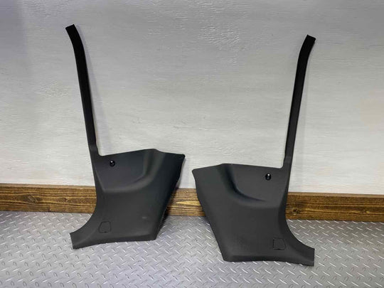 03-04 Audi RS6 Pair Left & Right Interior Kick Panels (Black) See Notes