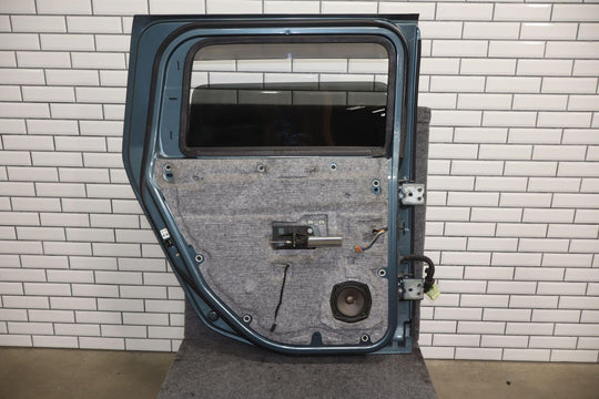 03-09 Hummer H2 Rear Left Driver Door Slate Blue (46U) W/Window *See Photos*