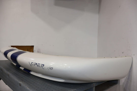 96-02 Dodge Viper RT/10 Rear OEM Bumper Cover (Stone White PW1 / Blue Stripes)