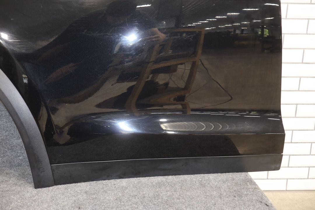 16-20 Tesla Model X Rear Right RH Falcon Door W/ Glass (Obsidian Black PMBL)