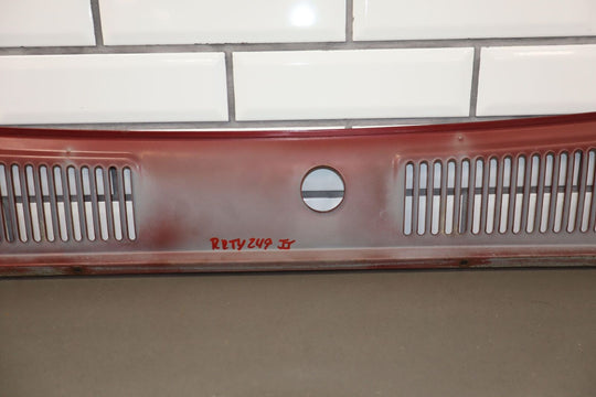 1991-1997 Toyota Land Cruiser Metal Front Center Cowl Vent Panel Med Red (3H4)