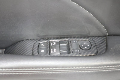 15-18 Dodge Challenger SRT SCat Pack Left LH Door Trim Panel (Black) Leather