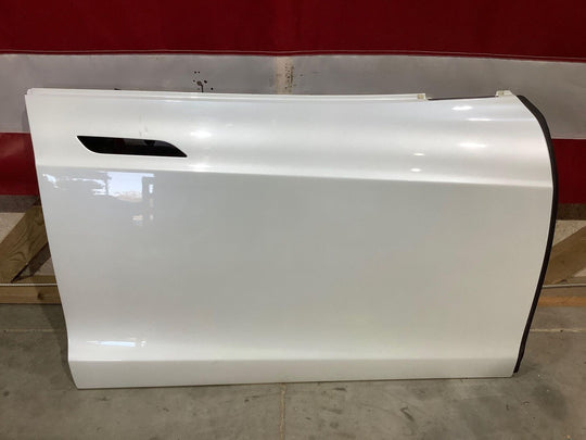 12-15 Tesla Model S FRONT Right RH Passenger Door SHELL (White Water Pearl PPSW)