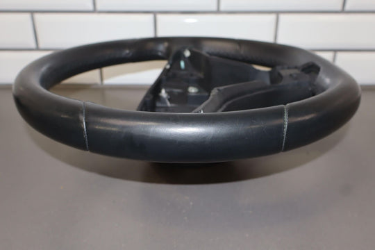 2012-2020 Tesla Model S / X Black Leather Steering Wheel OEM