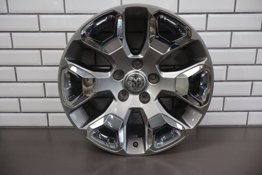 16-18 Ram 1500 Longhorn 20x9 OEM 6 Spoke Wheel (Chrome & Painted WRA) Face Marks