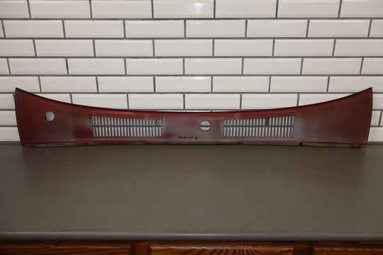 1991-1997 Toyota Land Cruiser Metal Front Center Cowl Vent Panel Med Red (3H4)