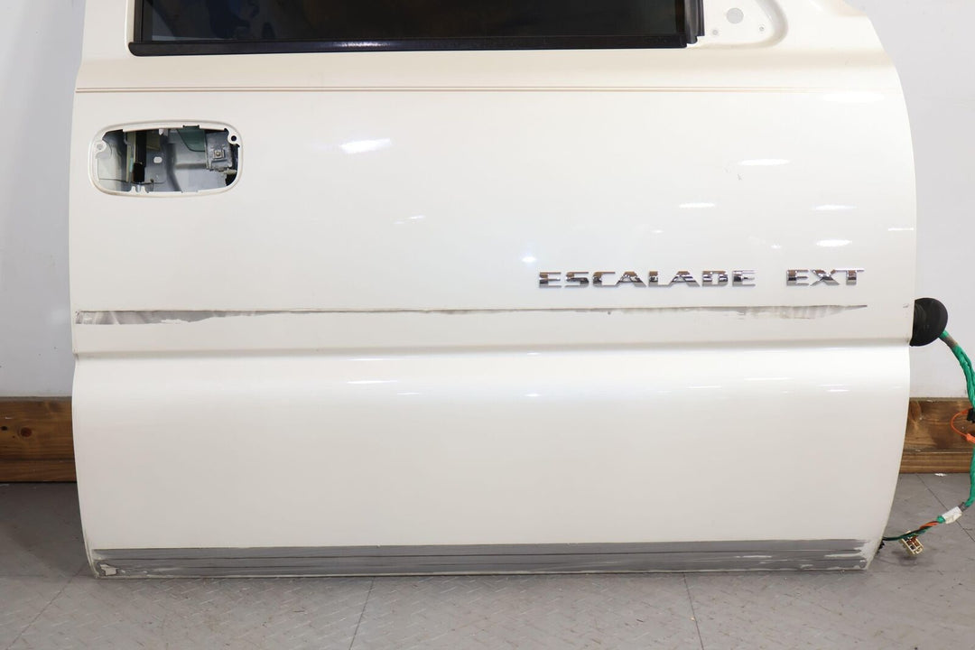 02-06 Cadillac Escalade EXT Front Right RH Door W/ Glass (White Diamond 98U)