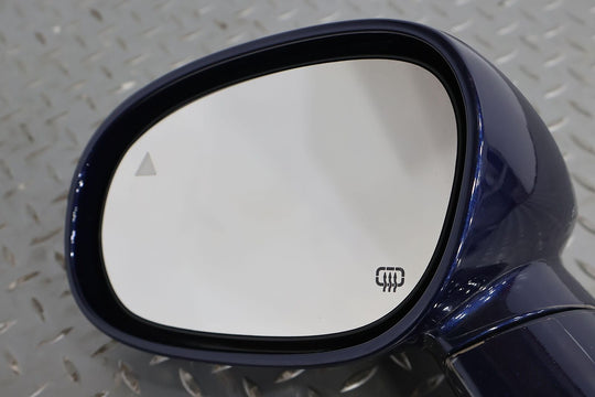 15-19 Dodge Challenger Power Heated Left Door Mirror (Jazz Blue Pearlcoat PBX)