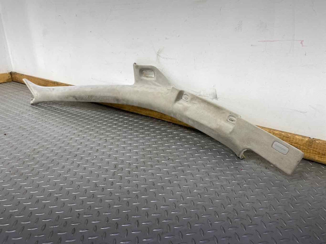 03-04 Audi RS6 Right RH Interior A-Pillar Trim Panel (Silver QJ Alcantara)