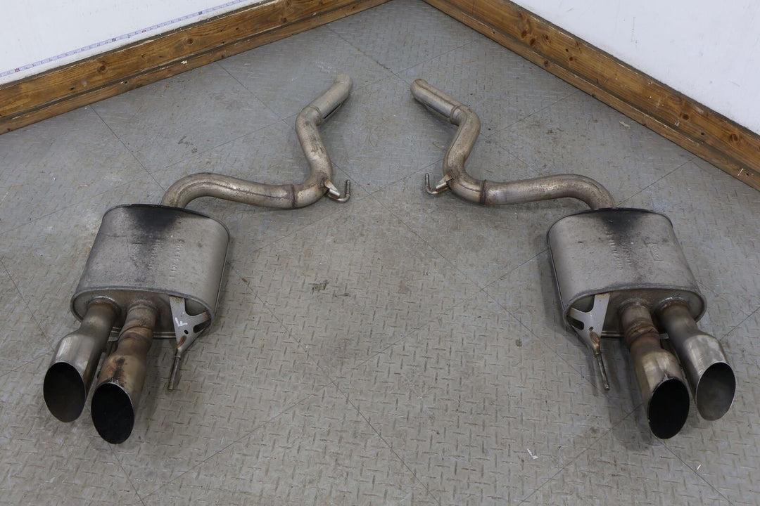 18-22 Ford Mustang GT Pair LH&RH OEM Valved Exhaust Mufflers (88K Miles)