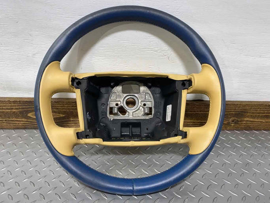 03-10 Bentley Continental GT Leather Steering Wheel (Blue/Tan) See Description