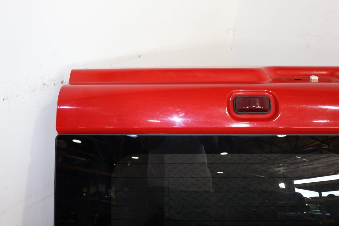 03-09 Hummer H2 Decklid Hatch W/Tail Finish Panel (Victory Red 74U) Latch Broken