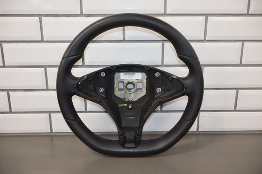 2012-2020 Tesla Model S / X Black Leather Steering Wheel (Non Heated)