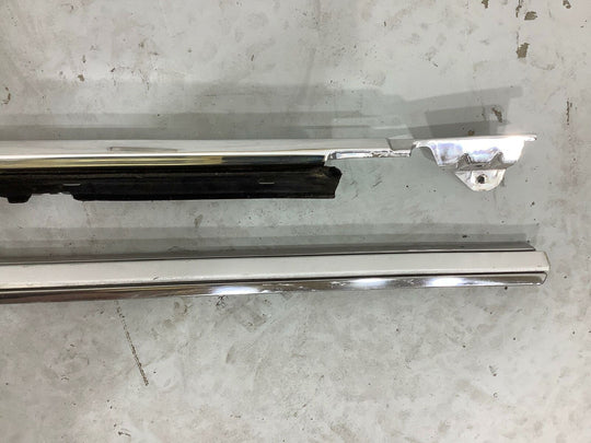 80-89 Lincoln Town Car Complete LH Front Door Molding Set (3Peice) Oxford White