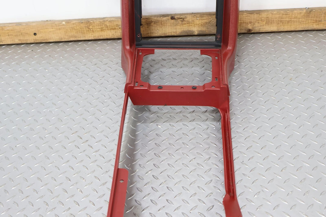 87-93 Ford Mustang Interior Bare Floor Console Base (Red) Sun Fade