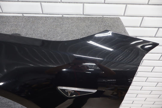 2012-2020 Tesla Model S Driver Left Fender (Obsidian Black PBSB) OEM