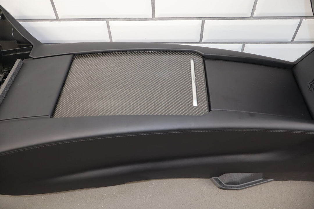 16-20 Tesla Model X OEM Center Floor Console W/ Arm Rest (Black & White UWT)