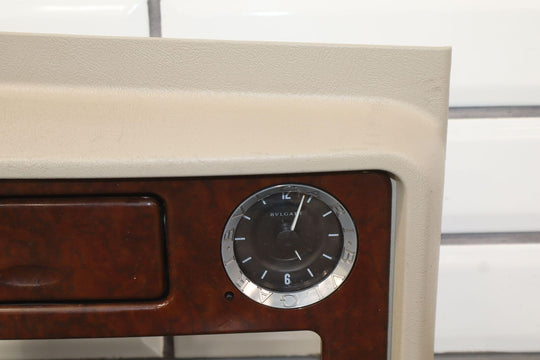 03-06 Cadillac Escalade Center Console Top Trim with Clock (Woodgrain)