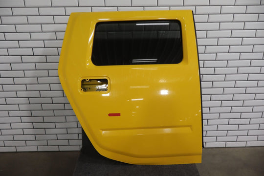 03-09 Hummer H2 Rear Right Passenger Door Yellow (43U) W/Window *See Photos*