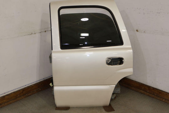 02-06 Cadillac Escalade Rear Left LH Door W/Glass (White Diamond 98U) Short WB