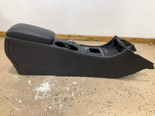 14-18 Mercedes CLA45 AMG Center Floor Console W/Leather Lid (Black/Red Stitch)