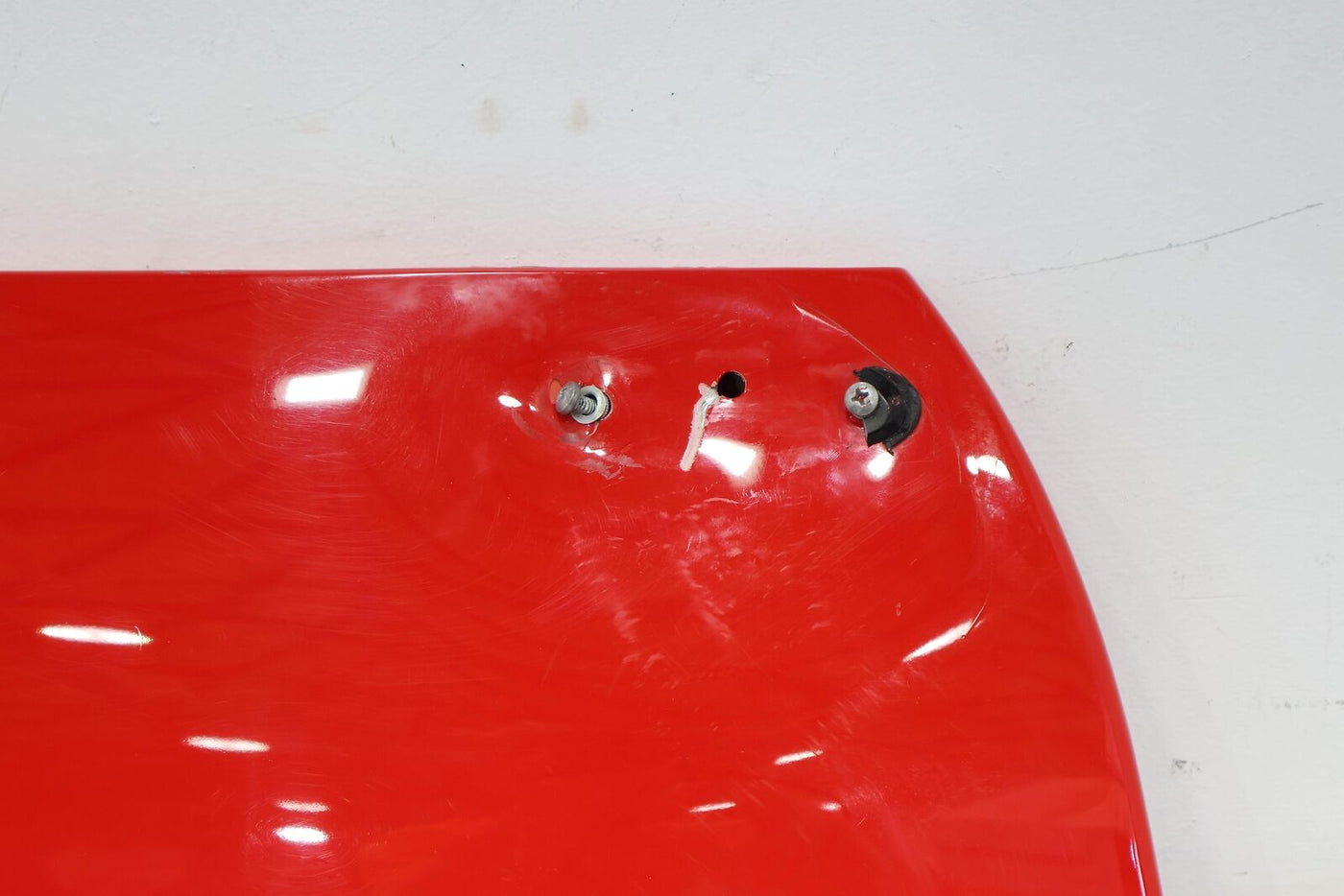 96-99 Panoz Roadster AIV Right RH Door Shell (Red) Damage Around Mirror Mount