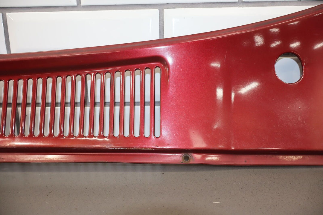 1991-1997 Toyota Land Cruiser Metal Front Center Cowl Vent Panel Med Red (3H4)