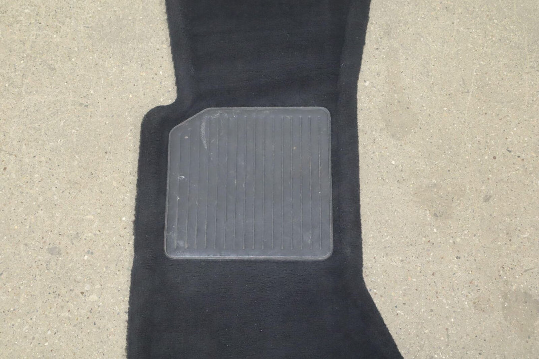 90-96 Chevy C4 Corvette Pair LH & RH Cloth OEM Floor Mats (Black 193) Mild Wear