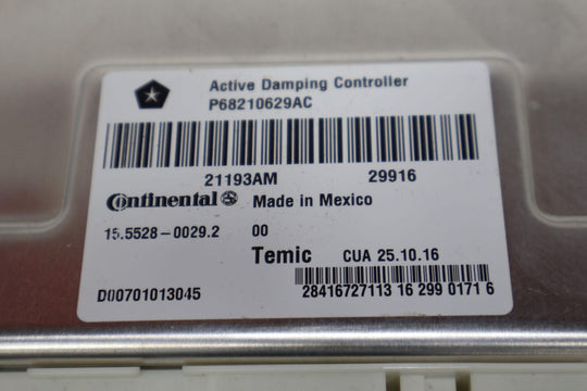 15-17 Dodge Challenger Hellcat Active Suspension Control Module (68210629AC) OEM