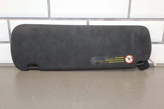 21-23 Tesla Model S Right Passenger Side Sun Visor Alcantara Black Suede