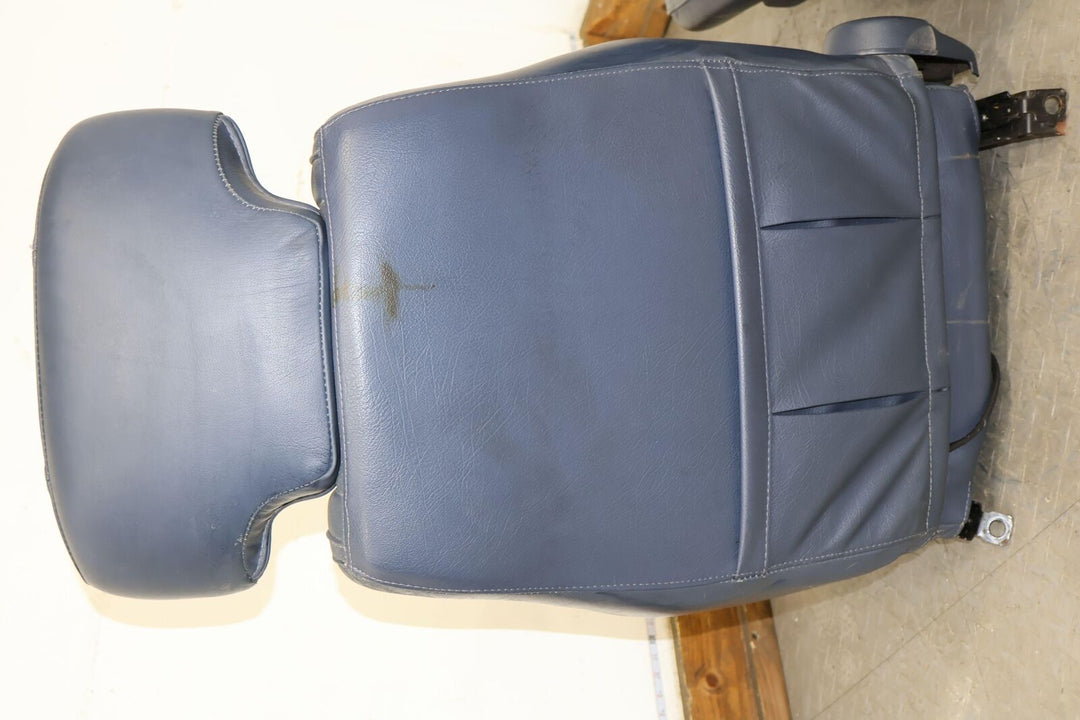 89-91 Mazda RX7 FC Convertible Pair LH&RH Leather Bucket Seats (Blue) Heavy Wear