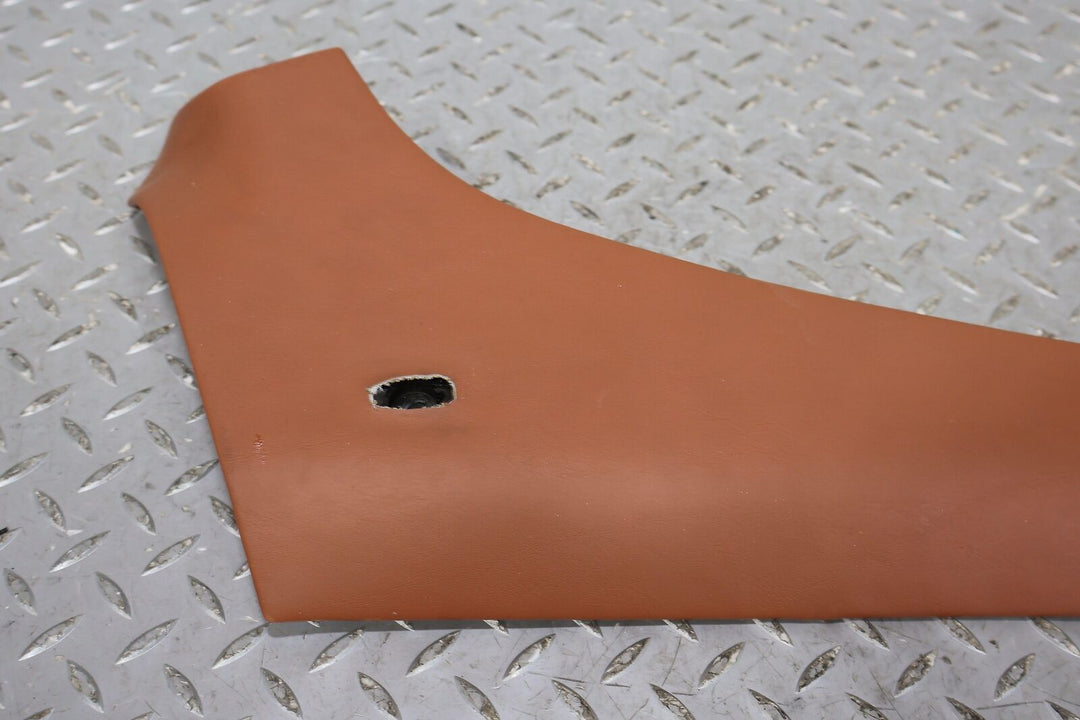 03-10 Bentley Continental GT Coupe Driver Left Leather C Pillar Trim (Cognac)