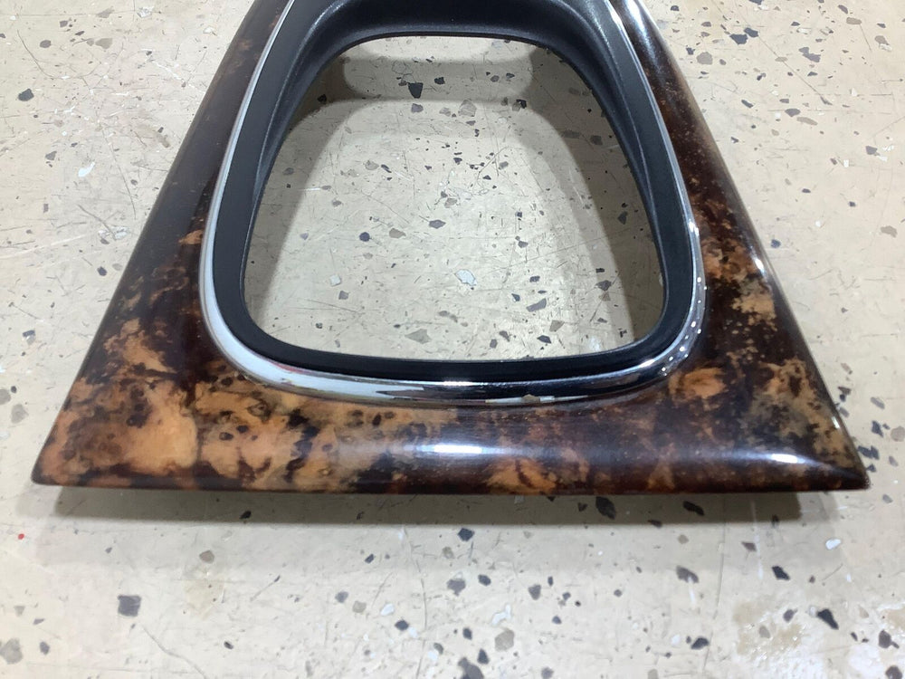 04-07 Jaguar XJR Upper Console Trim Bezel W/Cupholder (Woodgrain) See Notes