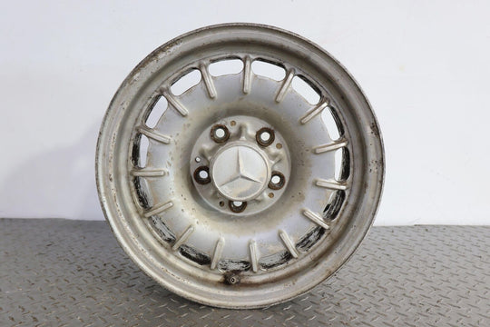 72-80 Mercedes 450SLC C107 W107 14x6.5 OEM Alloy Wheel (Faded Condition)