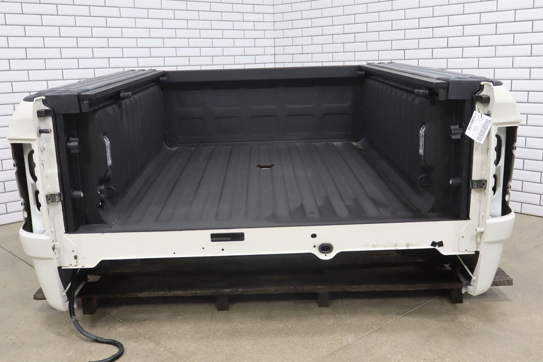 09-18 4th Gen Ram 1500 Crew Cab 5'7" Bed Box OEM (Pearl White PWQ) W/ Ram Boxes