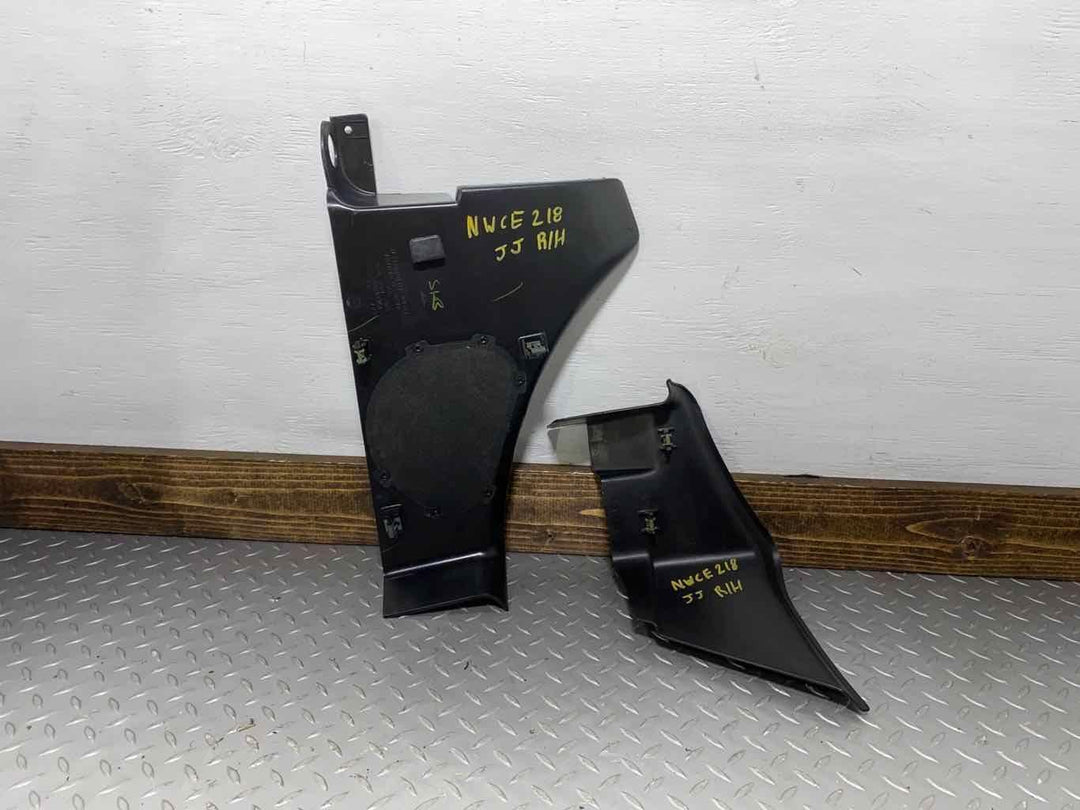 97-04 C5 Corvette Convertible Right RH Rear Interior Quarter Trim Panels (Black)