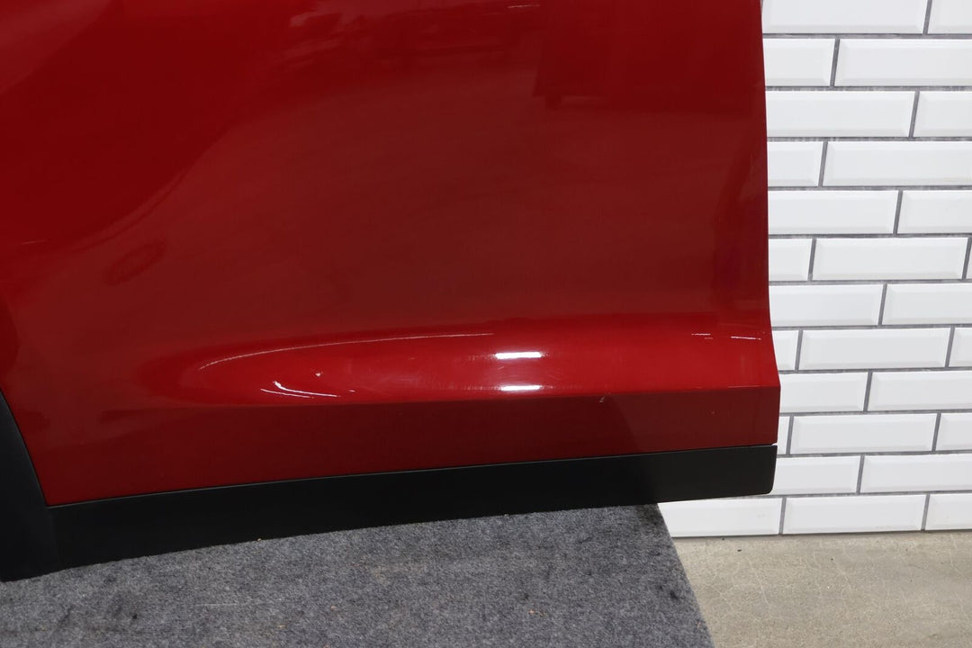 16-20 Tesla Model X Rear Right RH Falcon Door W/ Glass (Red Multi-Coat RED)