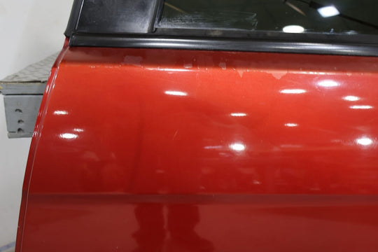 08-15 Mitsubishi Lancer EVO X Rear Left Door W/Glass (Rally Red P26) See Photos